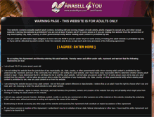Tablet Screenshot of anabell4you.com